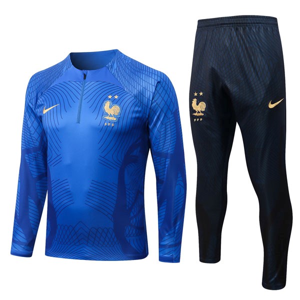 Trainings-Sweatshirt Frankreich 2023 Blau 4